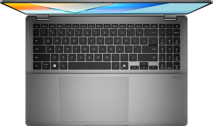 ASUS VivoBook S 16 Flip TP3607AA-SI058W, Matte Gray, Core Ultra 9 386H, 32GB RAM, 1TB SSD, DE