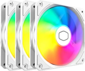 Cooler Master MasterFan MF 120 Lite ARGB 3 Pack Fan Kit, weiß, 120mm, 3er-Pack
