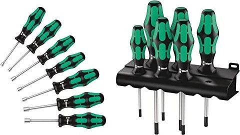 Wera Kraftform Plus Serie 300 395 HO/7 SM Schraubendrehersatz, 7-tlg.