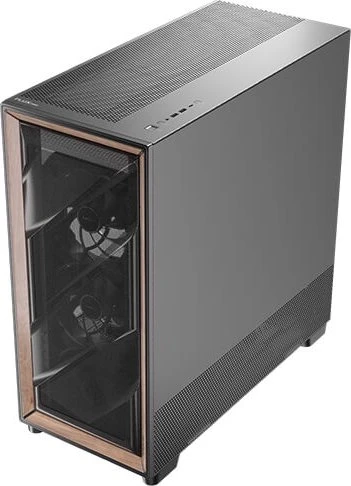 Antec Flux Pro, schwarz/braun, Glasfenster