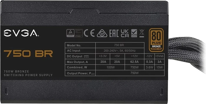 EVGA BR 750 750W, ATX 2.3