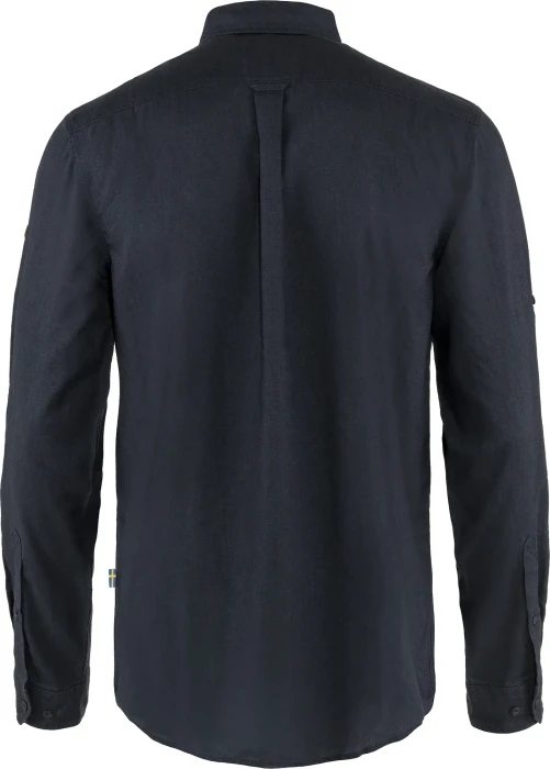 Fjällräven Övik Travel Hemd langarm dark navy (Herren)