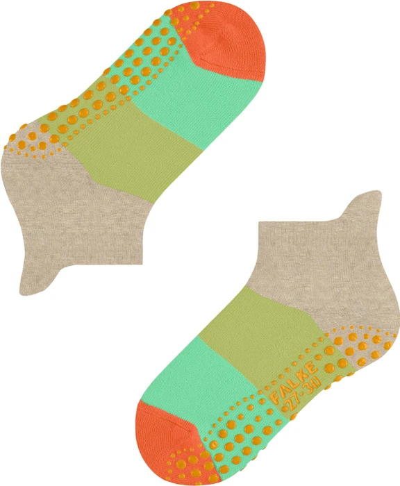 Falke Colour Block Socken sand mel. (Junior)