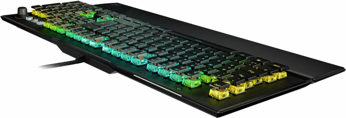 Roccat Vulcan Pro, LEDs RGB, schwarz, Titan Optical Linear, USB, DE