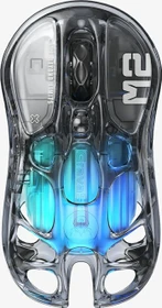 GravaStar Mercury M2 Wireless Gaming Mouse, Transparent Black, USB/Bluetooth (GRAVASTARM2_TBLK)
