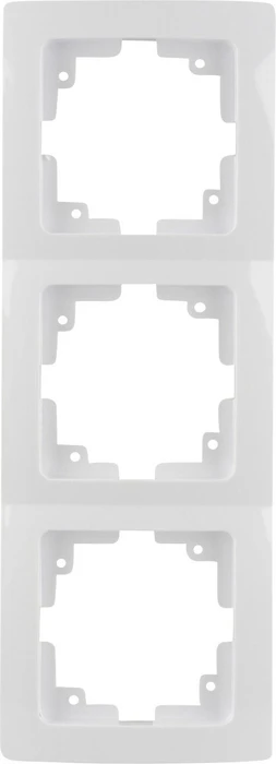 uniTEC MONACO Serie 202 Abdeckrahmen 3-fach, ultraweiß