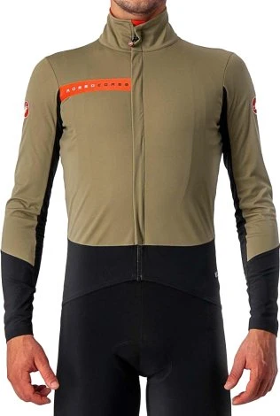 Castelli Beta RoS Fahrradjacke olive green/black/fiery red (Herren)