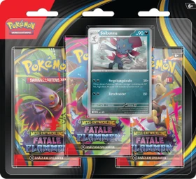 Pokémon - Mega-Entwicklung Fatale Flammen 3-Pack Blister (verschiedene Ausführungen)