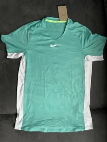 Nike Court Advantage Dri-FIT Funktionsshirt kurzarm washed teal/white (Herren)