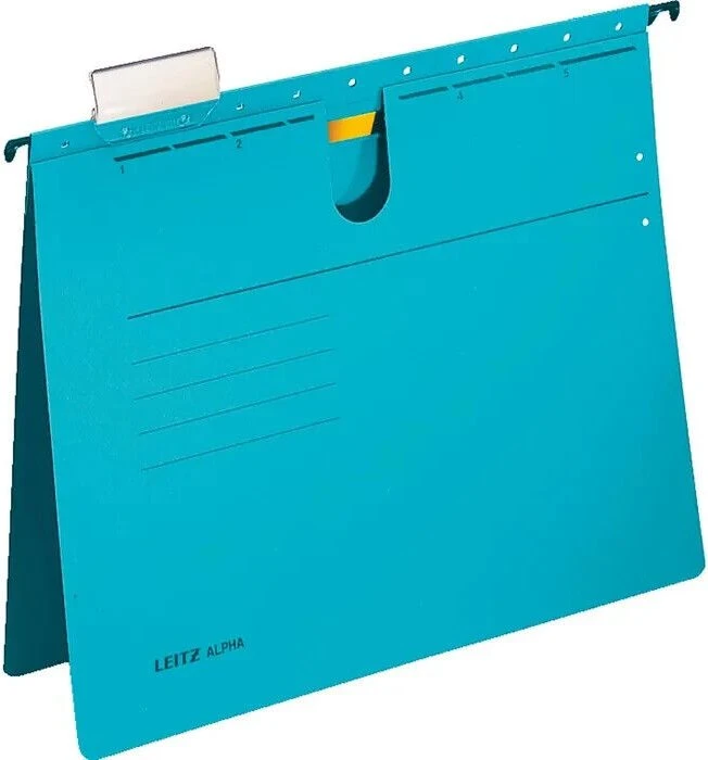 Leitz Alpha Hängehefter, A4, blau, 25er-Pack