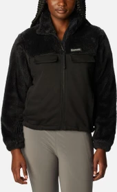 Columbia Lodge Hybrid Sherpa Jacke schwarz (Damen)
