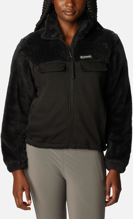 Columbia Lodge Hybrid Sherpa Jacke schwarz (Damen)