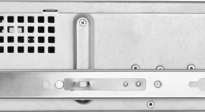 SilverStone RMS08-20, Rackmountschienen, silber, 25mm, 1HE
