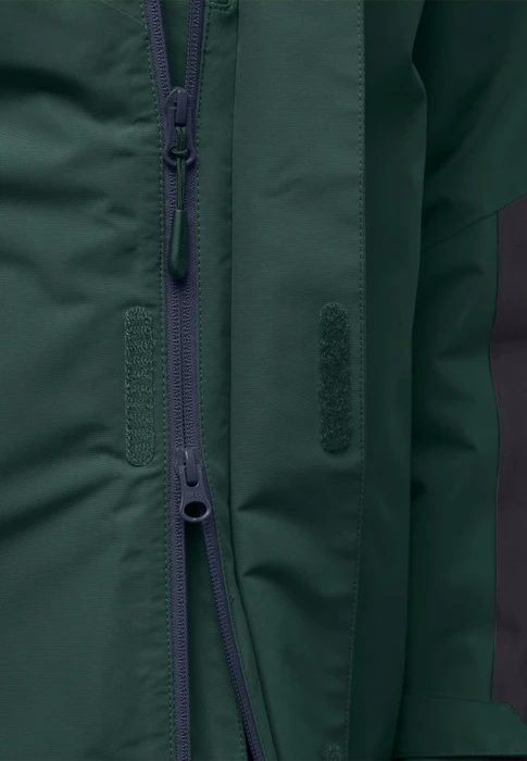 Jack Wolfskin Jasper 3in1 Funktionsjacke black olive (Herren)