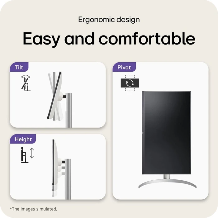 LG 27UP850K-W, 27"