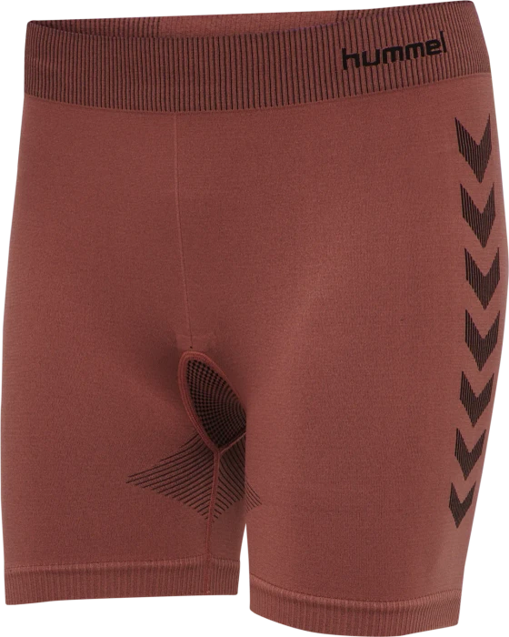 hummel Seamless Training Short Tights Hose kurz marsala (Damen)