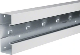 Hager Brüstungskanal-Unterteil Stahl, BRS, 68x170mm, Oberteil 80mm, Verkehrsweiß