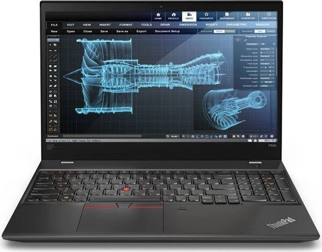 Lenovo ThinkPad P52s, Core i7-8550U, 16GB RAM, 512GB SSD, Quadro P500, DE