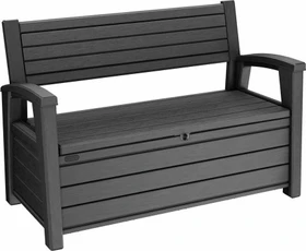 Keter Hudson Gartenbank/Gartenbox anthrazit
