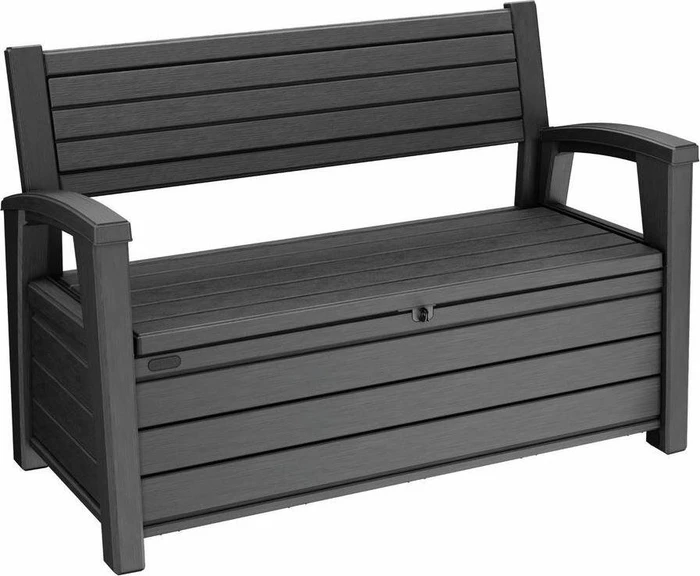 Keter Hudson Gartenbank/Gartenbox anthrazit