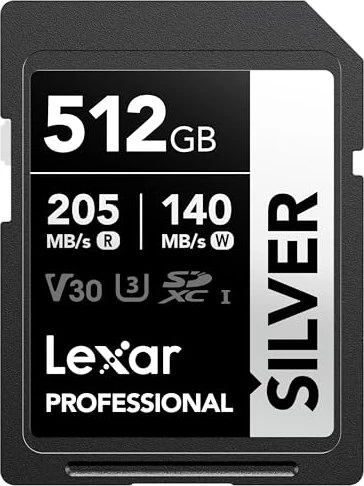 Lexar Professional SILVER, SD UHS-I U3, V30