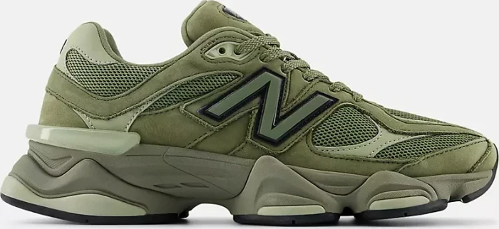 New Balance 9060 dark olivine/olivine/black