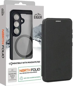 Eiger North Folio Magsafe Case für Samsung Galaxy S26 schwarz