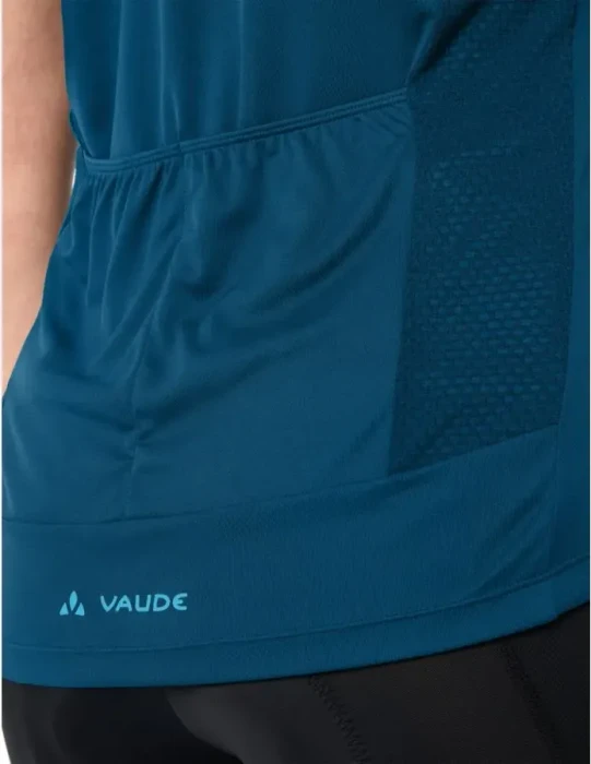 Vaude Matera FZ Trikot kurzarm shore blue (Damen)