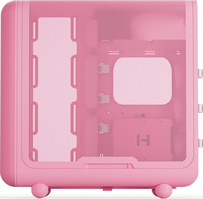 Hyte X50 Strawberry Milk, rosa, Glasfenster