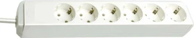 Brennenstuhl Eco-Line, 6-fach, 1.5m, weiß