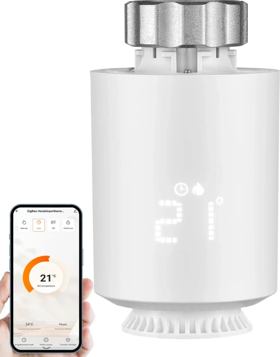 Echos Smart ZigBee Heizkörperthermostat, Heizungssteuerung