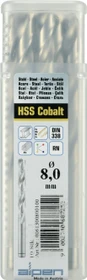 Alpen HSS Cobalt RN kurz Metallbohrer, 13x101x151mm, 10 Stück