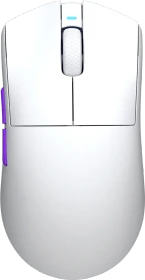 Hellyberry HM47 Wireless Gaming Mouse mit Ladestation, weiß, USB/Bluetooth (HM47-W)