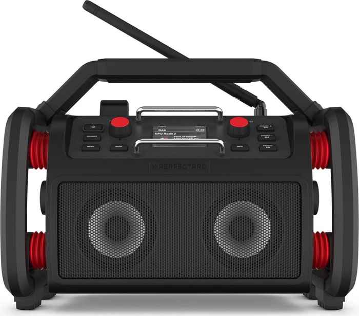 PerfectPro Rockpro Akku-/Elektro-Baustellenradio