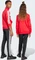 adidas Seasonal Essentials Tiberio 3-Streifen Tricot Trainingsanzug pure ruby/white (Junior) Vorschaubild