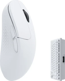 Keychron M3 mini 4K Wireless Mouse weiß, USB/Bluetooth
