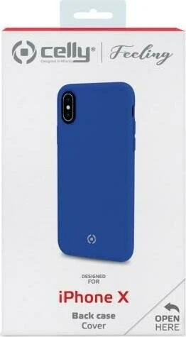 Celly Feeling für Apple iPhone X blau