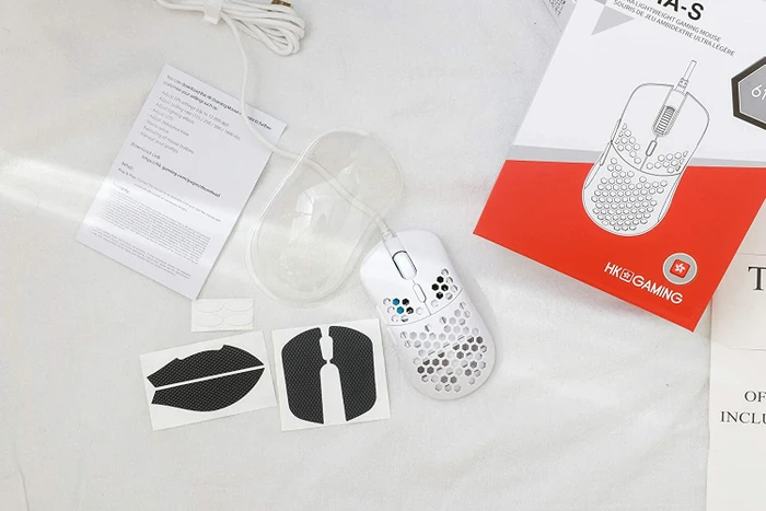 HK Gaming Mira-S Gaming Mouse weiß, USB