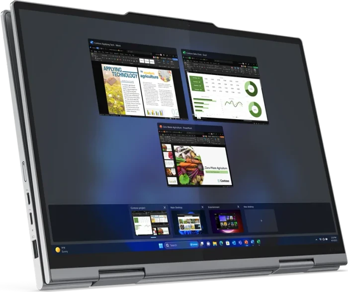 Lenovo ThinkPad X1 2-in-1 G9, Grey, Core Ultra 7 155U, 32GB RAM, 1TB SSD, DE