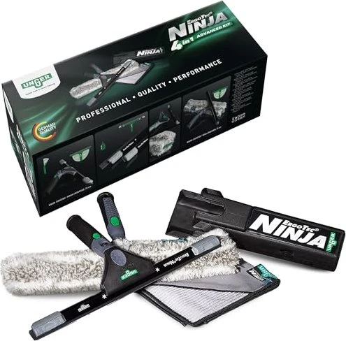 Unger AKN12 Ninja 4in1 Advanced Kit Fensterwischer-Set