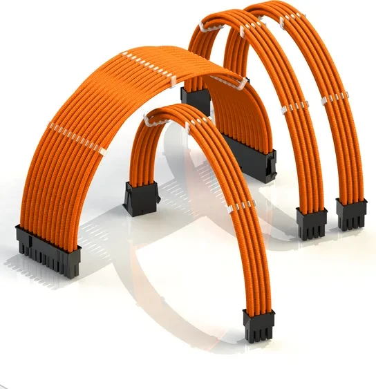 LinkUP PSU Cable Extension Kit, Orange