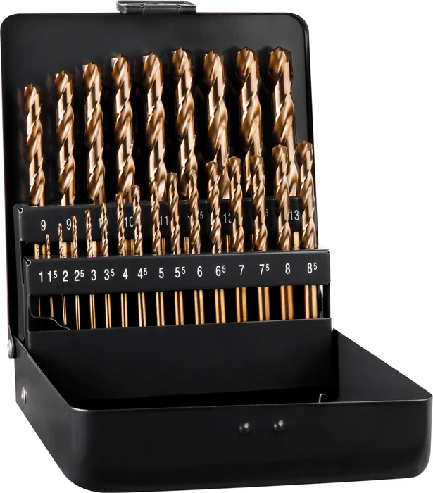 Alpen HSS COBALT GRIP KM 25 Metallbohrer-Sortiment inkl. Werkzeugbox, 25-tlg.
