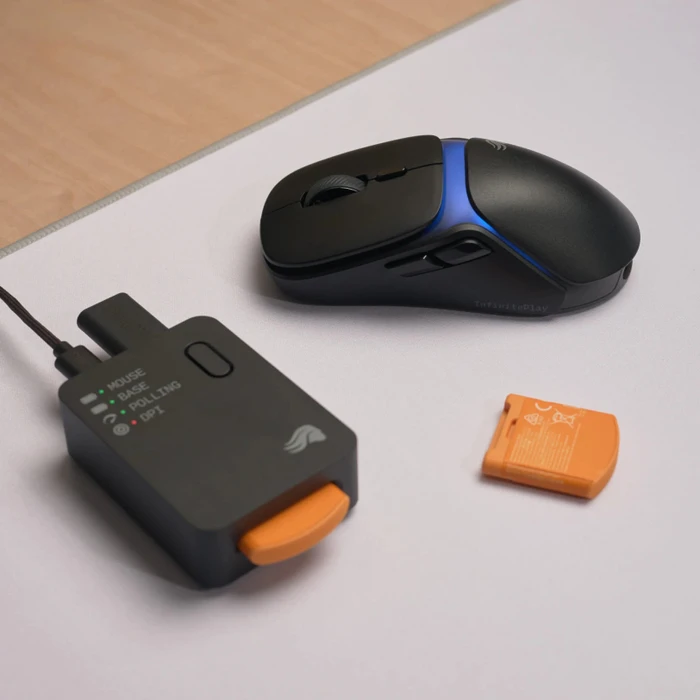 Glorious Model O3 8K Wireless mit Ladestation, schwarz, USB/Bluetooth