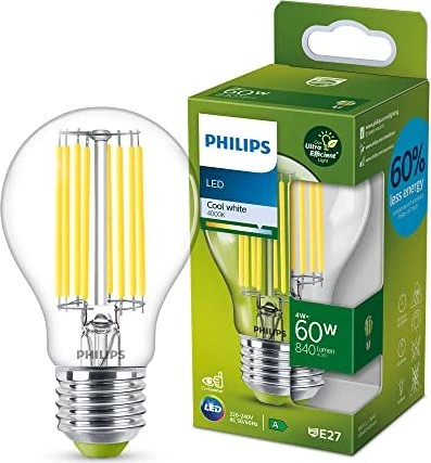 Philips Classic LED CL EELA E27 4-60W/840 SRT4