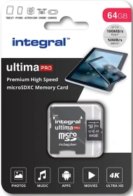 Integral High Speed R100/W45 64GB, UHS-I U3, Class 10