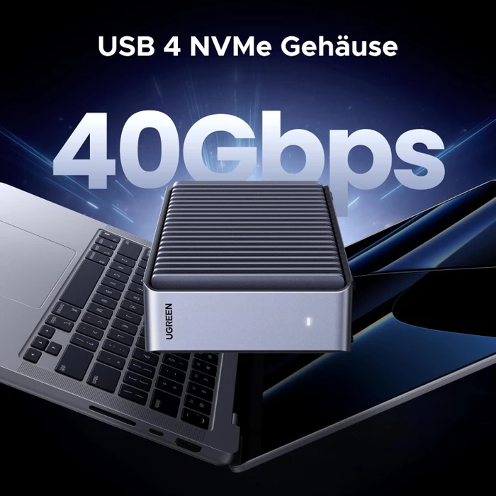 Ugreen M.2 NVMe SSD Enclosure 40Gbps, USB4