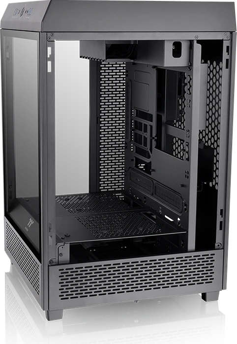 Thermaltake The Tower 500, schwarz, Glasfenster