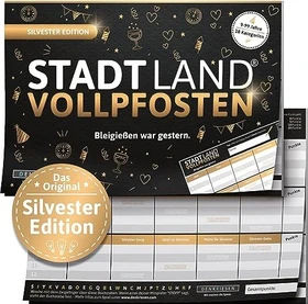 Stadt Land Vollpfosten - Silvester Edition - Bleigießen war gestern