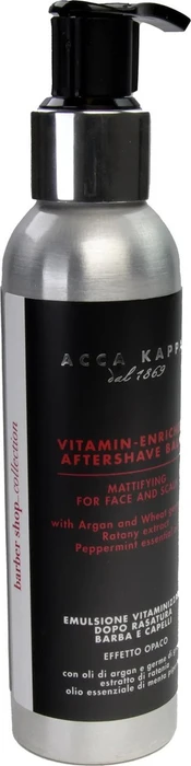 Acca Kappa Barber Shop Collection - Vitamin Enriched Aftershave Balm, 125ml