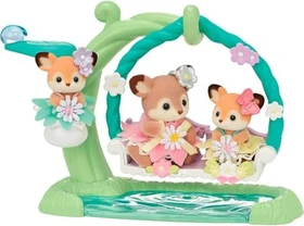 Epoch Sylvanian Families - Spiel-Sets - Reh Babys mit Blumenschaukel Spielset